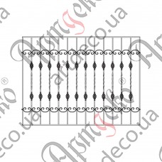 Forged grate 2000х1500 (Set of elements) - picture