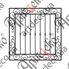 Forged grate 1500x1500 (Set of elements) - picture