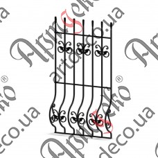 Forged grate 850x1500 (Set of elements) - picture