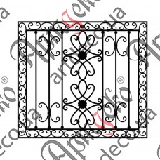 Forged grate 1390х1270 (Set of elements) - picture