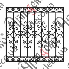 Forged grate 1270x1180 (Set of elements) - picture