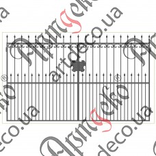 Ковані ворота 2100х3400 (Комплект елементів) - зображення