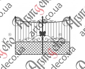 Кованые ворота 2135Х3000 (Комплект элементов) - изображение