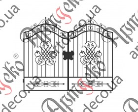 Forged gates 2175Х2700 (Set of elements) - picture