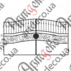 Ковані ворота 1920Х3400 Комплект елементів - зображення