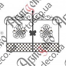 Ковані ворота 2120Х2700Комплект елементів - зображення