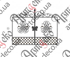 Forged gates 2120Х2700  (Set of elements) - picture