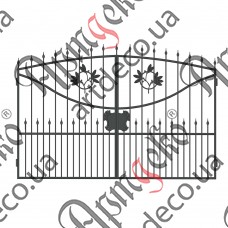 Ковані ворота 1830Х2670 Комплект елементів - зображення