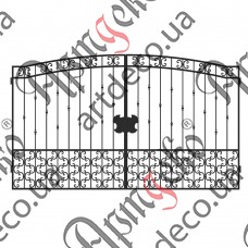 Ковані ворота 2000Х3320 Комплект елементів - зображення