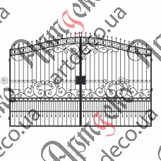 Ковані ворота 3240Х4840 Комплект елементів - зображення