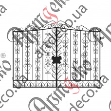 Ковані ворота 2370Х3100 Комплект елементів - зображення