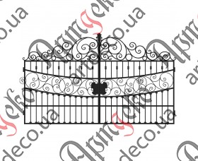 Forged gates 2000Х3030  (Set of elements) - picture