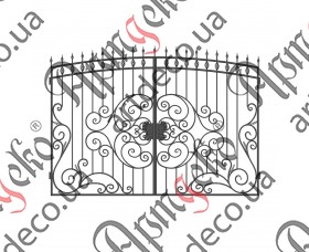 Forged gates  2150Х3000 (Set of elements) - picture