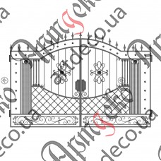 Ковані ворота 2250Х3300 Комплект елементів - зображення