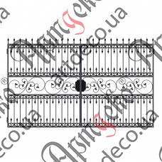 Ковані ворота 2150Х3500 (Комплект елементів) - зображення
