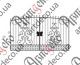 Forged gates  2130Х3500 (Set of elements) - picture