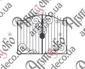 Forged gates 2500х2000 (Set of elements) - picture