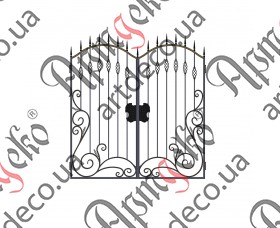 Forged gate 2150Х2000 (Set of elements) - picture