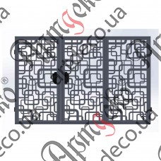 Кованые ворота с калиткой 3190х2080 Комплект элементов - изображение
