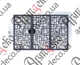 Ковані ворота, кована брама 2080Х3190 (Комплект елементів) - зображення
