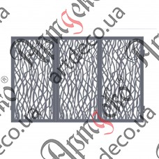Ковані ворота з хвірткою 3190х2080 Комплект елементів - зображення