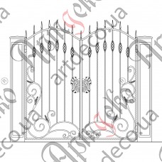 Кованые ворота 2000х2000 Комплект элементов - изображение