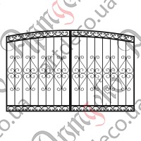 Кованые ворота 2508х1600(1500) Комплект елементів - изображение