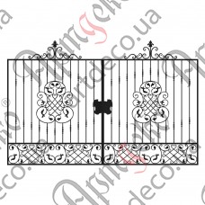 Forged gates 3600х2340(2000)  Set of elements - picture