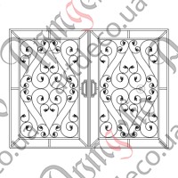 Forged gates 2600х1950  Set of elements - picture