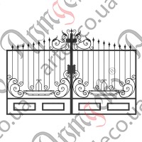 Кованые ворота 4000х2670 Комплект елементов - изображение