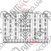 Forged gates 3100х2370(2000)  Set of elements - picture