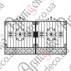 Кованые ворота 2800х1730(1500) Комплект елементов - изображение