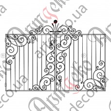 Кованые ворота 3500х2000 (Комплект елементов) - изображение