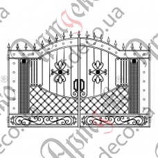 Кованые ворота 3300х2100 Комплект елементів - изображение