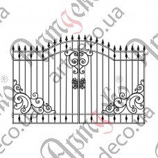 Forged gates 3500х2200  (Set of elements) - picture