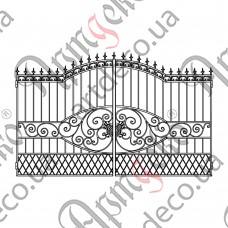 Forged gates 3500х2100  (Set of elements) - picture