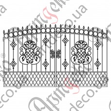 Forged gates 3500х2000  (Set of elements) - picture