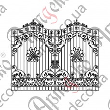 Forged gates 4150х3140  (Set of elements) - picture
