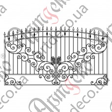 Forged gates 3800х2000  (Set of elements) - picture