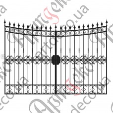 Кованые ворота 2980х2000 - изображение