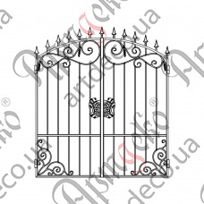 Forged gates 1900х2000  (Set of elements) - picture