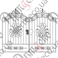 Кованые ворота 2700х1730 Комплект елементов - изображение