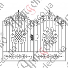 Кованые ворота 2700х1730 Комплект елементов - изображение