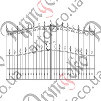 Forged gates 3308х1800 Set of elements - picture