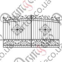 Forged gates 3600х2135 Set of elements - picture