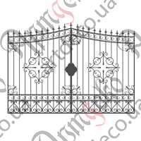 Forged gates 2960х2180 Set of elements - picture