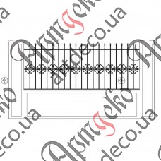 Forged fence 2750х1095 (Set of elements) - picture