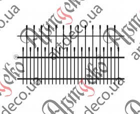 Forged fence 2000х1100 (Set of elements) - picture