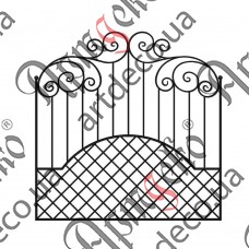 Forged fence 1840х1865 (Set of elements) - picture