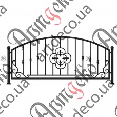 Forged fence 1845х835 (Set of elements) - picture